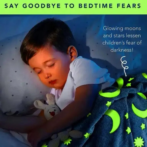 Magic Glow in the Dark Throw Blanket