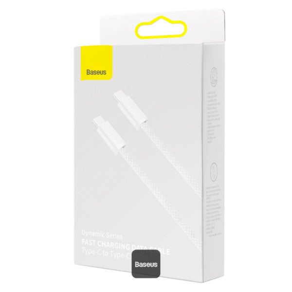 Baseus Dynamic Series Type-C to Type-C Cable - 100W PD Fast Charging & 480Mbps Data Transfer, Nylon Braided 1M