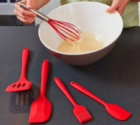 Silicone Spoon Set 5Pcs Set