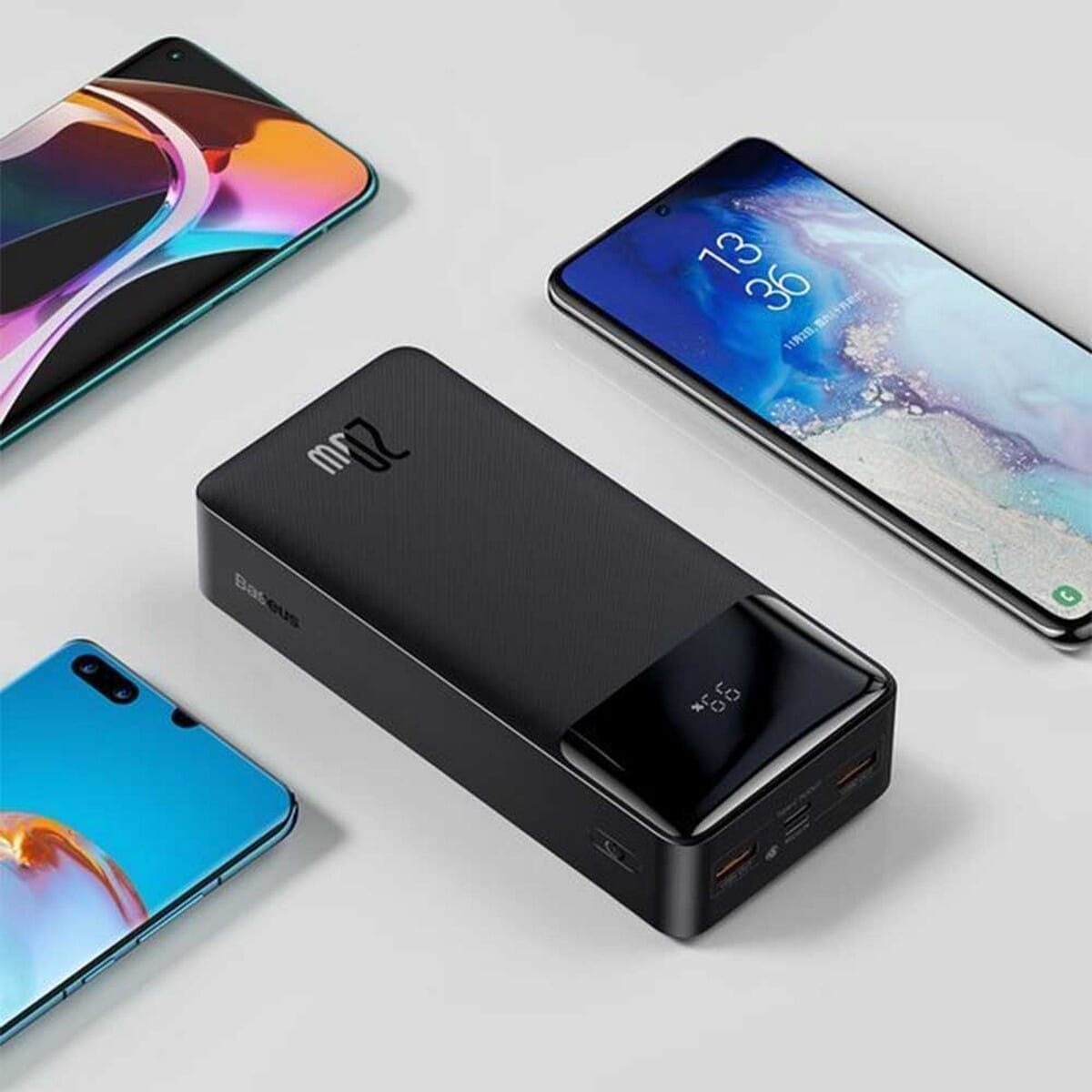 Baseus 30000mah 20W Fast Charging Type-C Output Power Bank with Digital Display