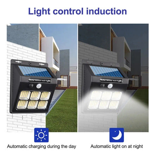 Solar Light PIR Motion Sensor Outdoor Garden Light â€“ 96 LED Waterproof