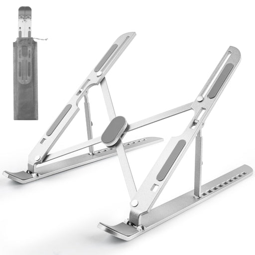 Foldable Plastic Laptop & Tablet Stand | Portable Desk Riser | Phone Holder