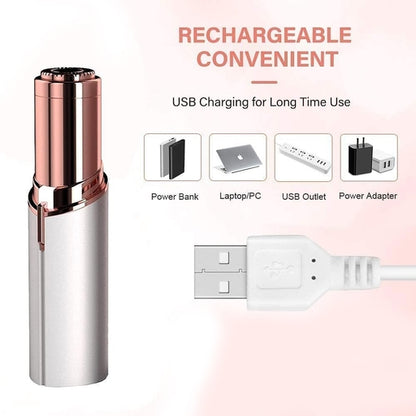 Flawless Facial Hair Remover for All Skin Type Finishing Touch- Rechargeable