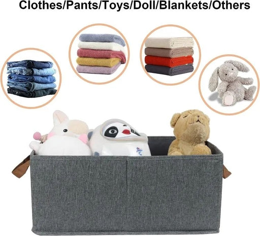 Large Capacity Storage Bins Closet Organizer System, Sturdy Foldable Storage Boxes for Organizing Cl