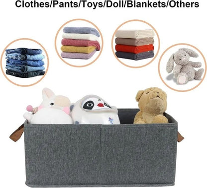 Large Capacity Storage Bins Closet Organizer System, Sturdy Foldable Storage Boxes for Organizing Cl