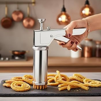 Hand Press Murukku Maker/Idiyappam Maker/Noodles/Cookies Stainless Steel Kitchen Press