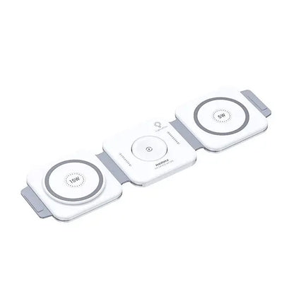 Remax RP-W72 22.5w 3in1 Magnetic Wireless Charger For Mobile Smart Watch & Wireless Earbuds
