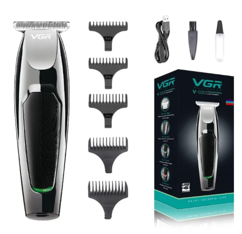 VGR V030 Professional Waterproof Hair Trimmer Display Men's Hair Clipper Grooming Low Noise Clipper