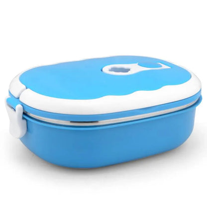Stainless Steel Lunch Box Bento with Handle - 0.9L