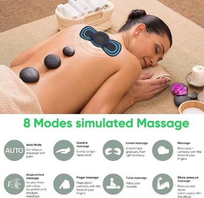 Portable Mini Electric Neck Massager, Vibration Muscle Relaxation Shoulder & Back Massager