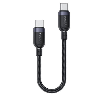 Yesido CA188 30CM Type-C To Type-C 60W Fast Charging Data Cable