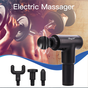 Fascia Gun Handheld Deep Tissue Muscle Massage Gun, Portable Cordless Percussion Vibration