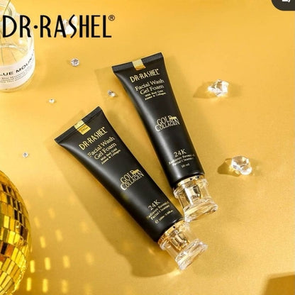 DR.RASHEL 24K GOLD COLLAGEN FACIAL WASH GEL FOAM 100 Ml