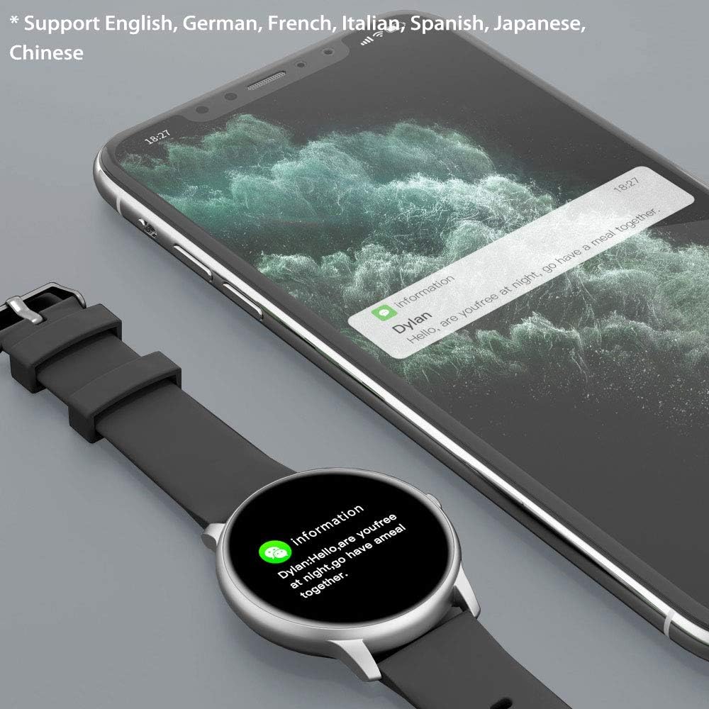 XIAOMI IMILAB KW66 1.28''TFT Smart Watch, IP68 Waterproof Touch screen Sleep Monitor Training Fitness Tracker Pedometer with Message Notification