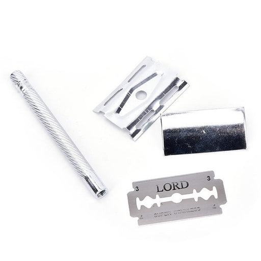 HL-948 Long Handle Double Edge Safety Razor Razors for Men Women Classic Wet Shaving Kit Metal Razor