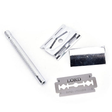 HL-948 Long Handle Double Edge Safety Razor Razors for Men Women Classic Wet Shaving Kit Metal Razor