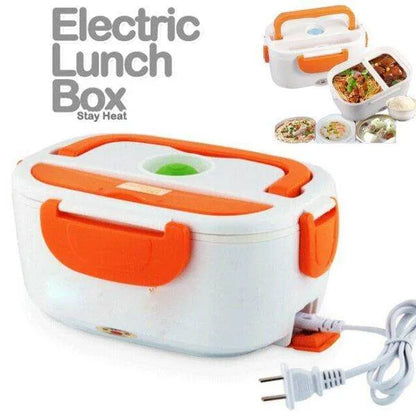 Electric Heated Lunch Box Food Heater: Portable Thermal Container for Home & Office