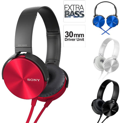 Extra Bass Stereo Headphones XB 450 High Quality Gaming Headsets Handsfree Earphones for Mobile