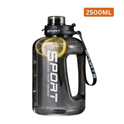 Hiking and Fitness Super Large Capacity Accurate Calibration Water Bottle Food Grade Plastic