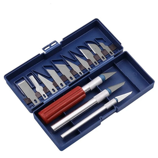 13PC Graver Alloy Sharp Blade Precision Knife Set Mud Sculpture Paper Carving Knife
