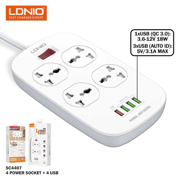 LDNIO SC4407 Multi-Function Power Point