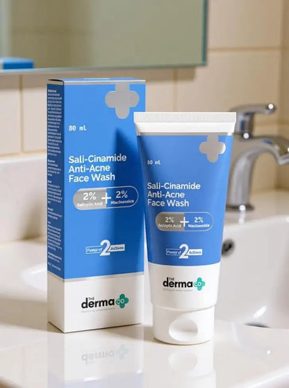 The Derma Co Sali-Cinamide Anti-Acne Face Wash -80Ml