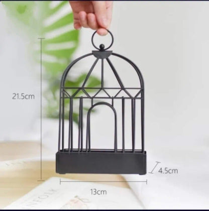 Home Delivered Mosquito Coil Holder Incense Burner with Retro Birdcage Design.