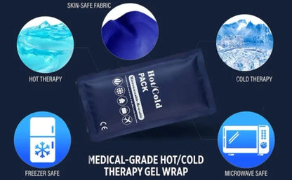 Hot and Cold Flexible Reusable Compress Ice Gel Pad Pack Cool Bag
