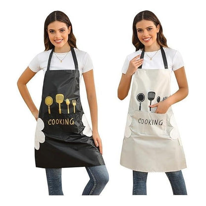Cooking Apron Waterproof Adult Oil Proof Apron High Quality