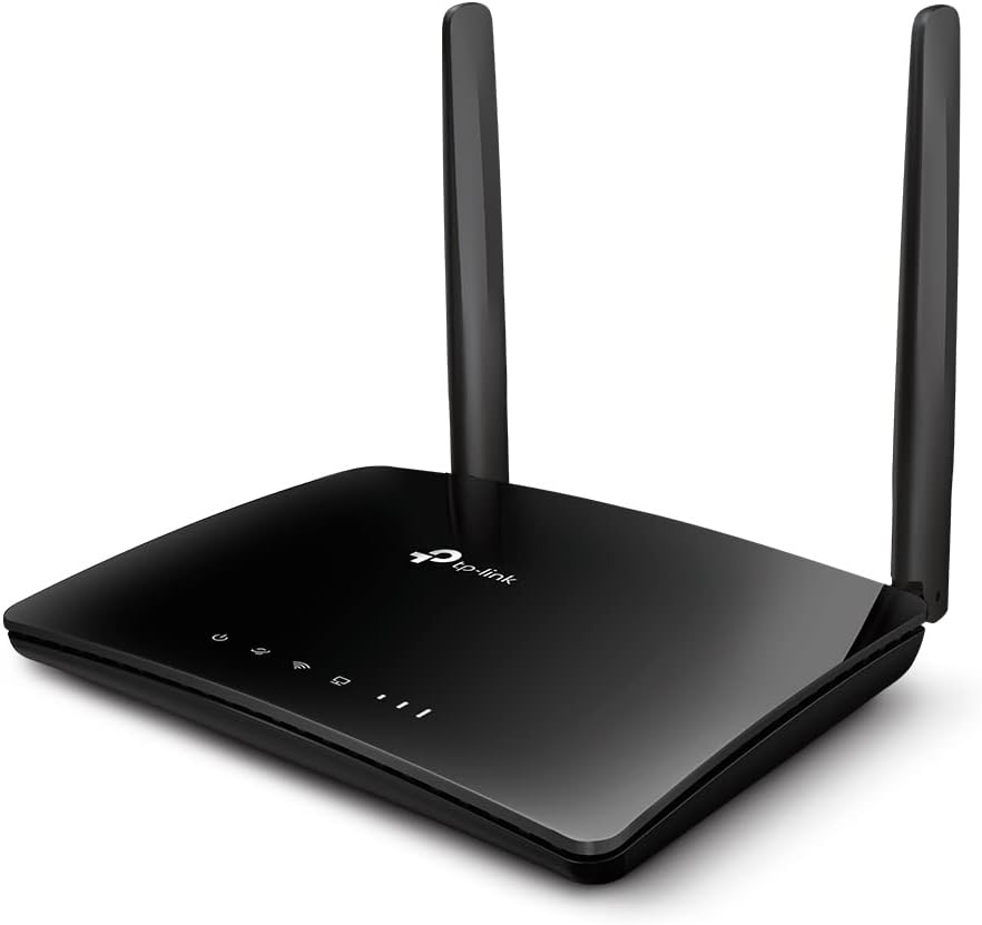 TP-Link MR6400 300 Mbps Wireless N 4G+Cat 4 LTE Router, 4G Network SIM Slot Unlocked, With WAN Connection, No Configuration r