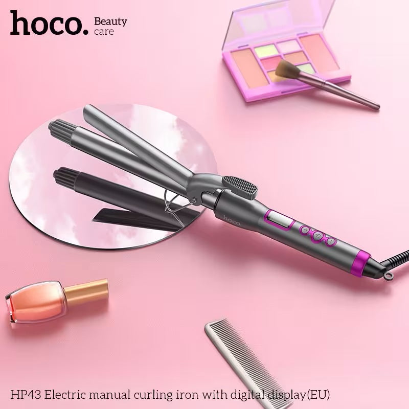 Hoco HP43 Electric Manual Curling Iron with Digital Display 50W
