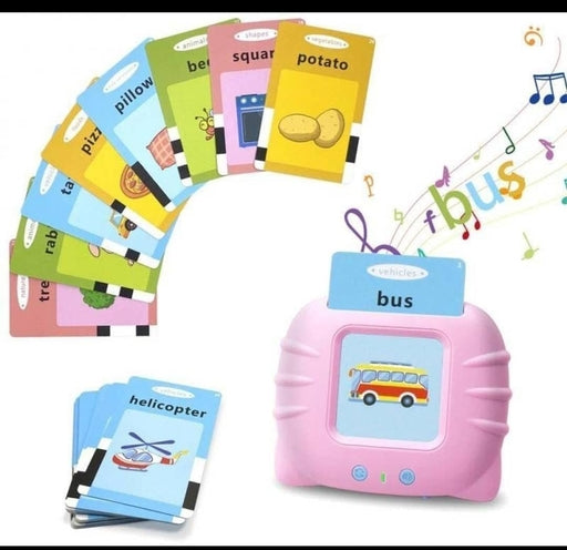Talking Flash Cards Double Sided Cards, Basic Cognition Electronic Interactive Learning Machine