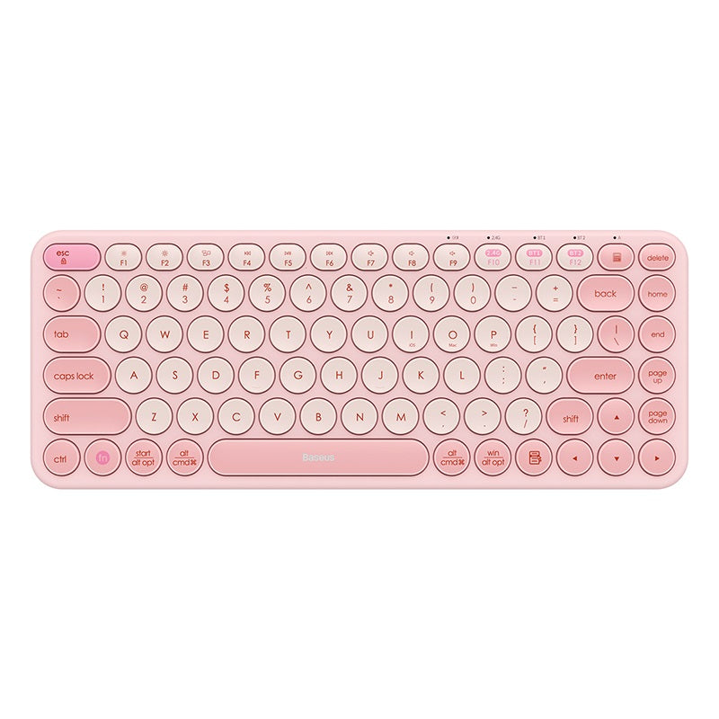 Baseus K01A Wireless Tri-Mode Keyboard Ergonomic Design gaming Multi-Connection with High Portability