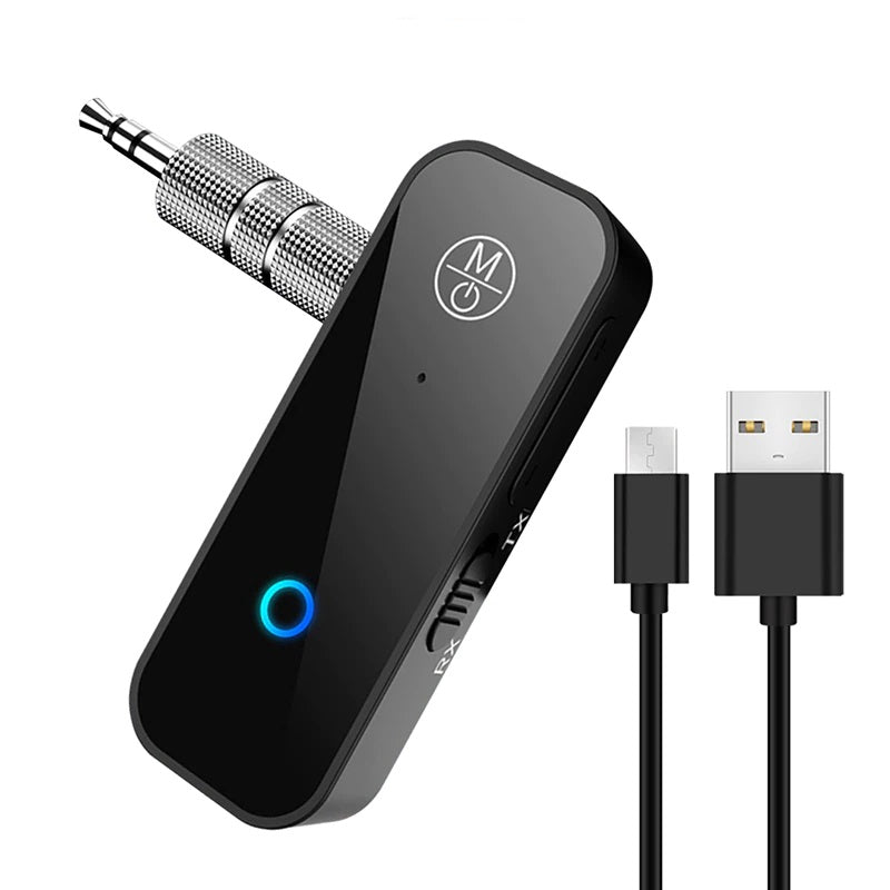 YESIDO YAU25 2-in-1 Bluetooth 5.0 Transmitter Receiver Aux Adapter for Car Home Stereo System
