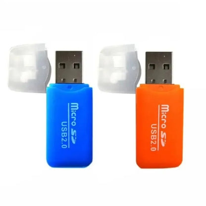 Mini USB 2.0 SD TF Card Reader Portable Memory Card Reader for PC Laptop Computer