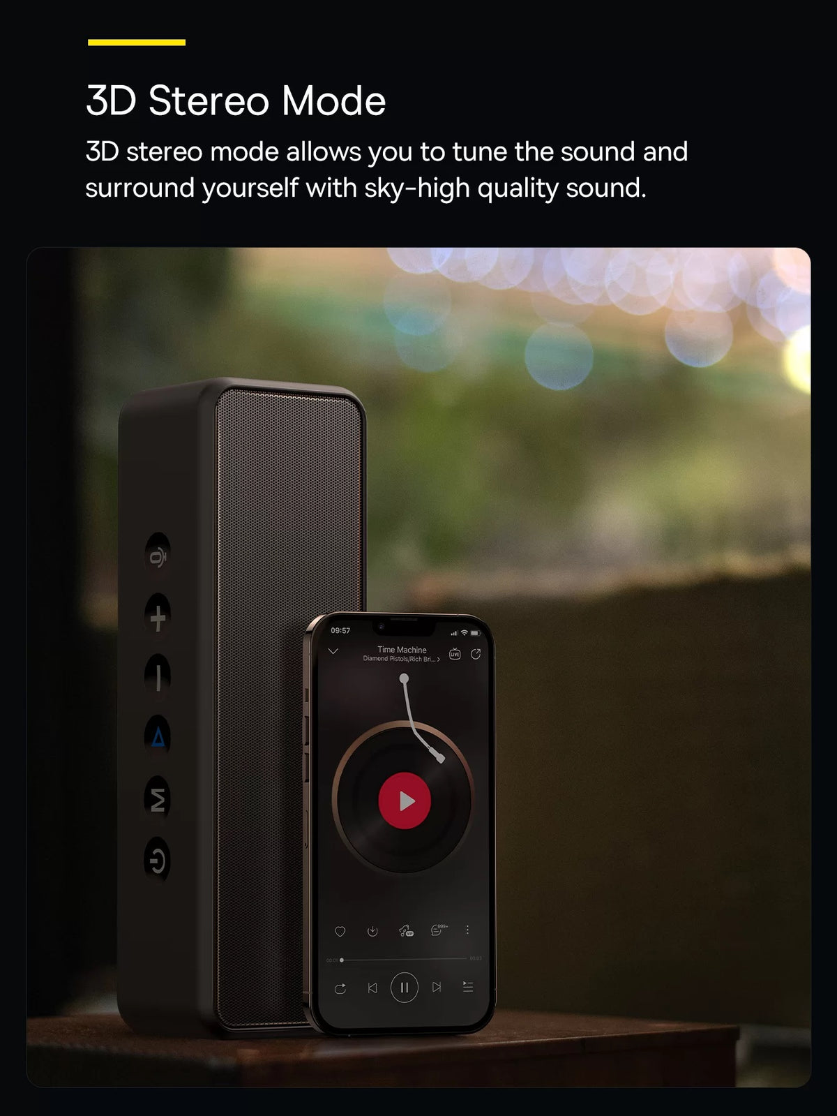 BASEUS V1 20W Powerful Bass Outdoor Waterproof Portable Wireless Speaker