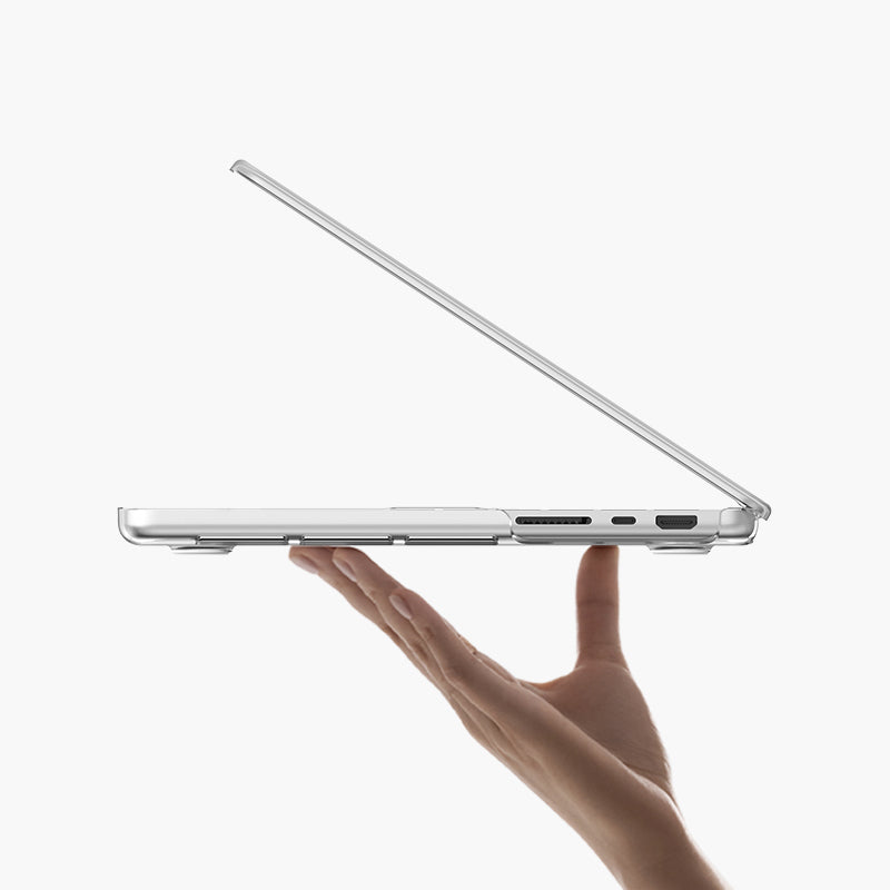 KEEPHONE VOCOO CRYSTAL Clear Case For MacBook Air 13.6" (2022-2025) Shatterproof Anti-Yellowing Ultra- Slim PC Case