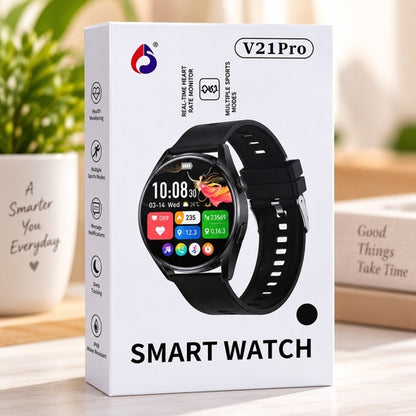 V21 Pro Max Round Smart Watch 2026 Newest Fashion Outdoor Sport Smart Watch Heart Rate