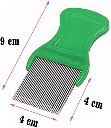 Comb Metal Teeth Plastic All Hair Type