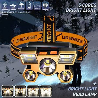 5 Led Rechargeable Headlamp