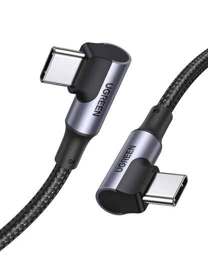 UGREEN 100W USB C to USB C Cable, 90 Degree Type C Cable -1M