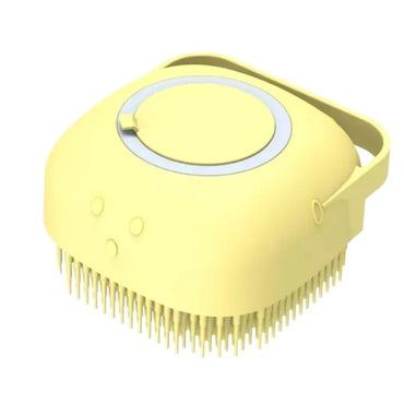 Bath Brush Silicone Scrubber Dispenser Multifunction Bathroom for Babies Body Cleaning Home