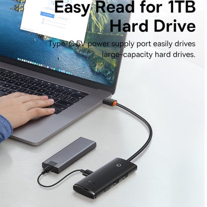 Baseus Airjoy Series USB-A to USB 2.0 x 4 USB HUB Adapter