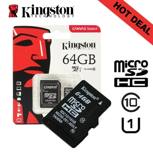 Kingston Micro SD Card Class 10- 32GB