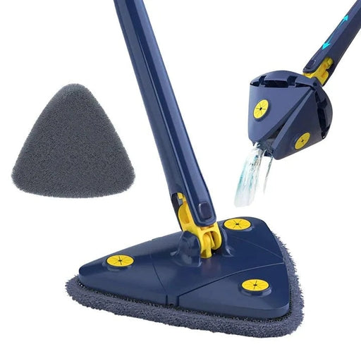 360° Triangle Twist Water Mop Self-Wringing Rotating Mop for Floor, Wall & Window