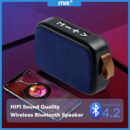 Tablepro T5 Portable Wireless Bluetooth Speaker with 3D Stereo Sound, FM & TF Card Support