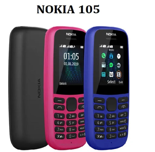 Nokia 105 4Th Edition Dual SIM Feature Phone 1.77" Display Long Battery FM Radio Flashlight Warranty