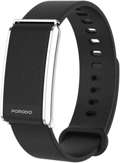 Porodo Trackfit Smart Fitness Band, Bluetooth 5.4 Fitness Tracker, IP68 Water Resistant Smart Band, 120 Plus Sports Modes, He