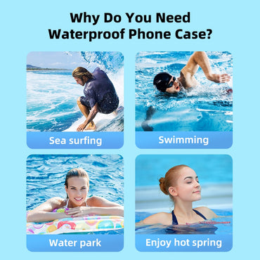 Waterproof Mobile Phone Cover Bag Transparent Case For Outdoor Use