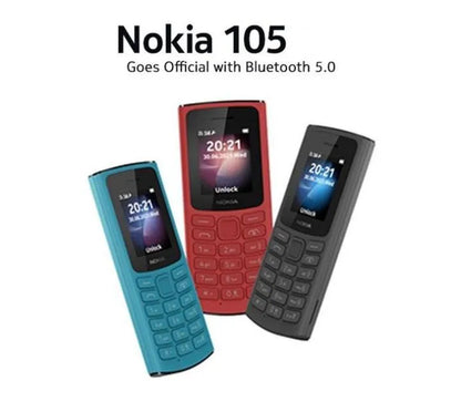 Nokia 105 2023 Edition 4G Mobile: Dual SIM Feature Phone with Flashlight, Radio & Warranty